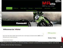 Tablet Screenshot of mretta.de